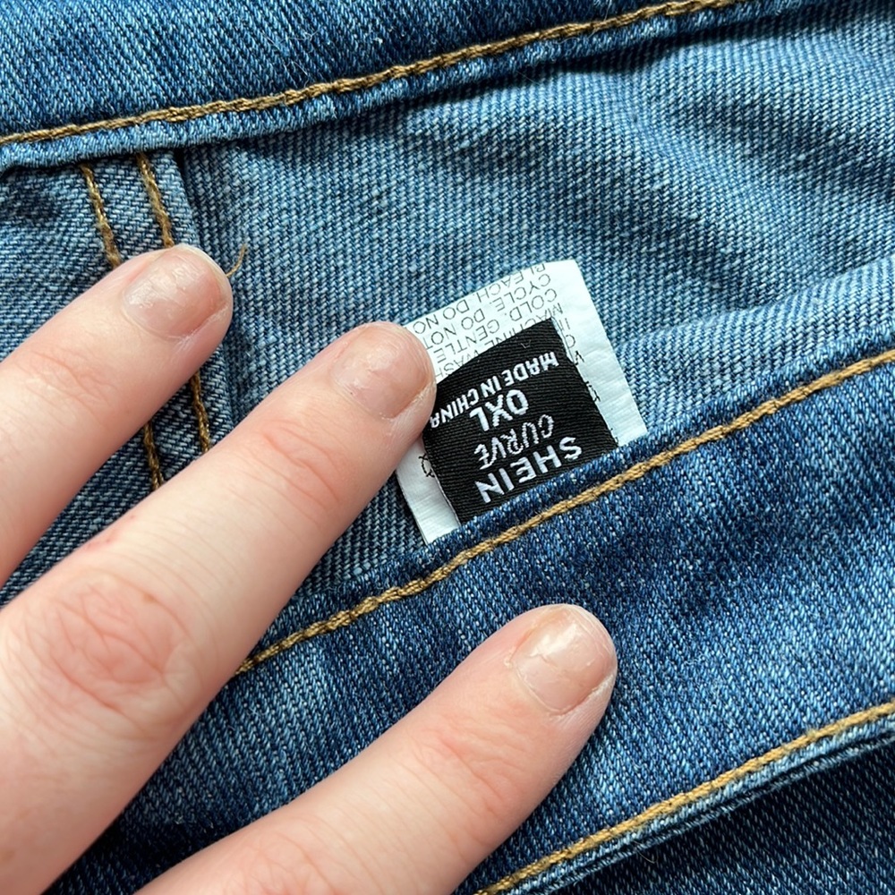 Wide leg jeans